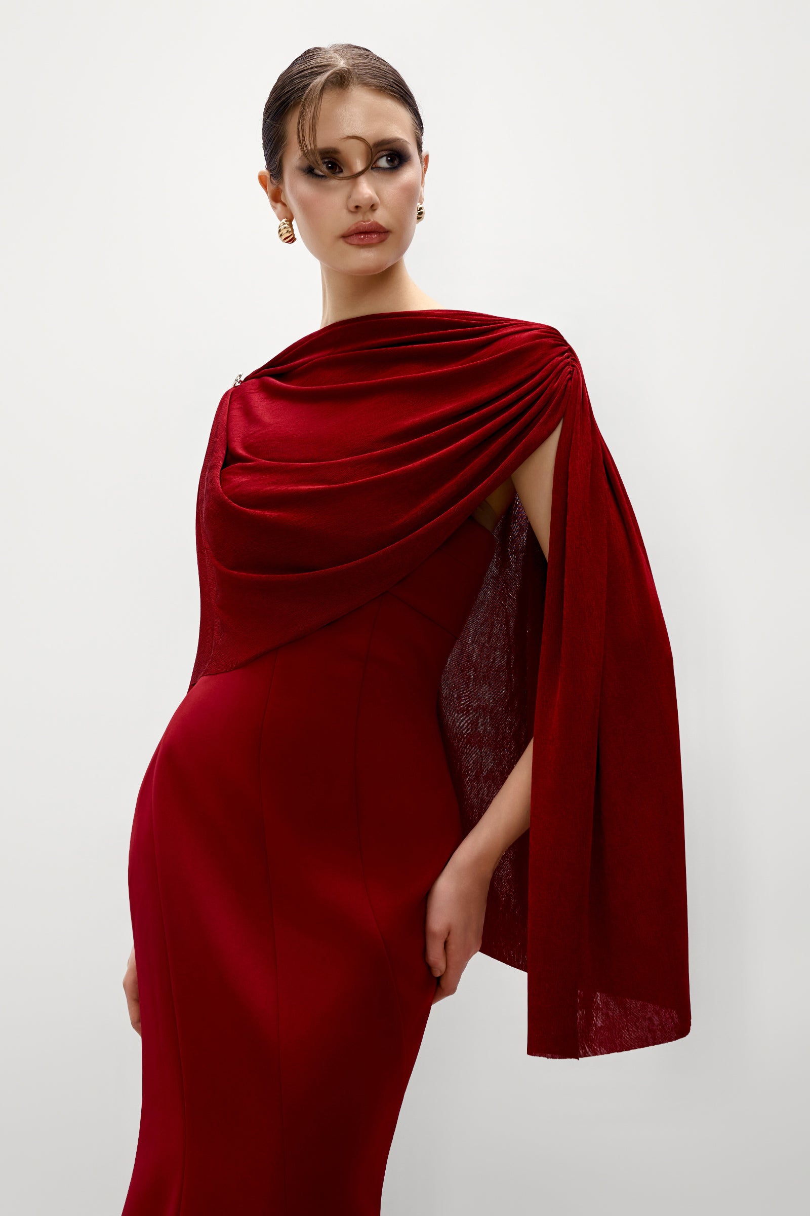 Mirelle Draped Cape