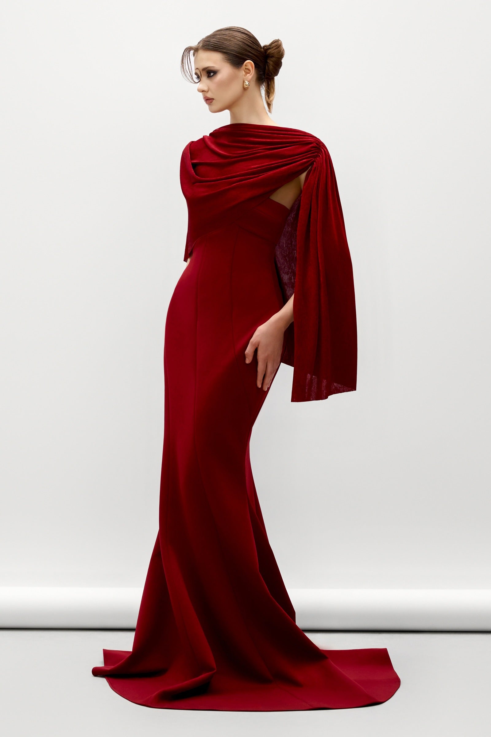 Mirelle Draped Cape