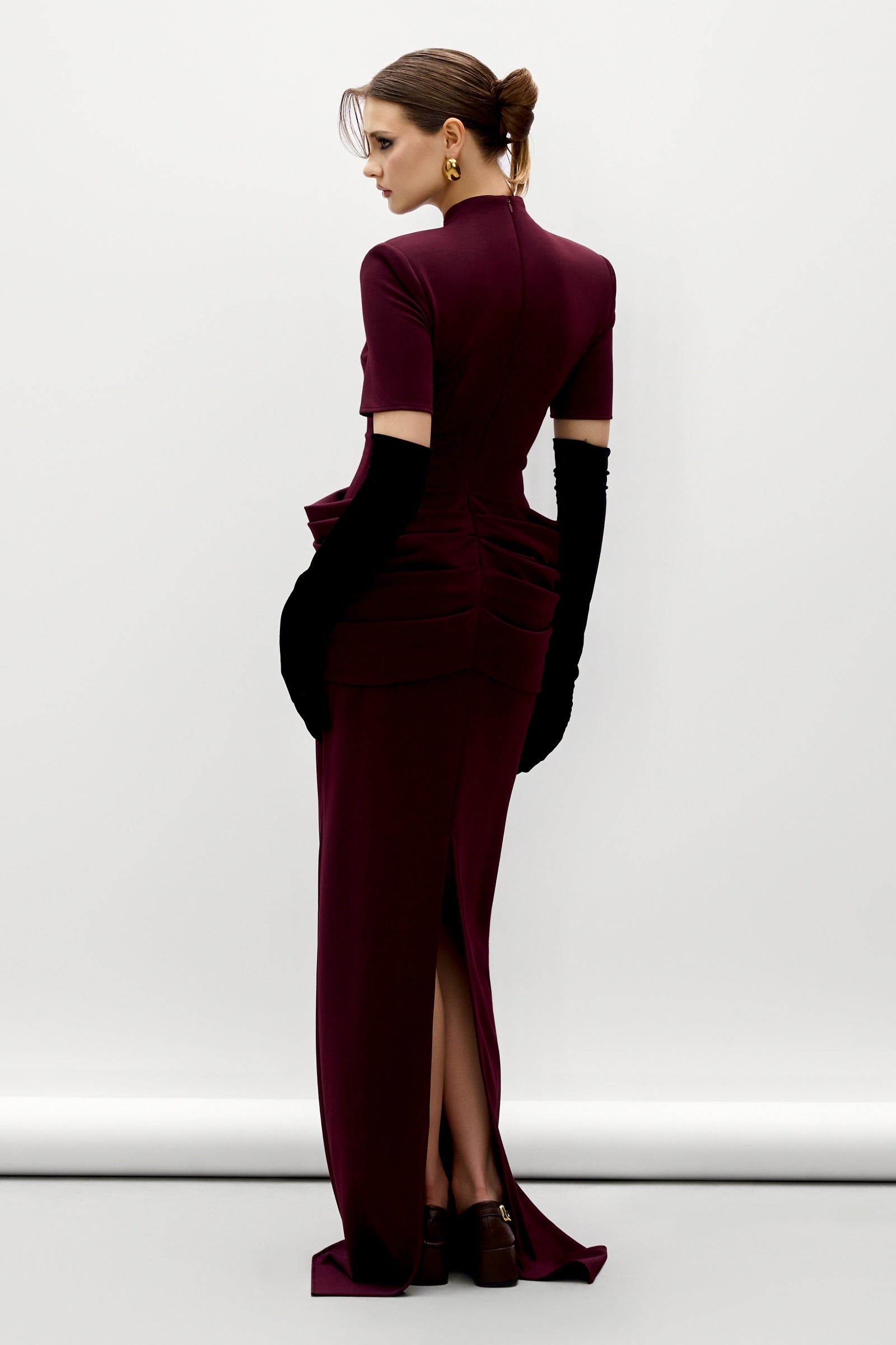 Valora Pleated Maxi Dress