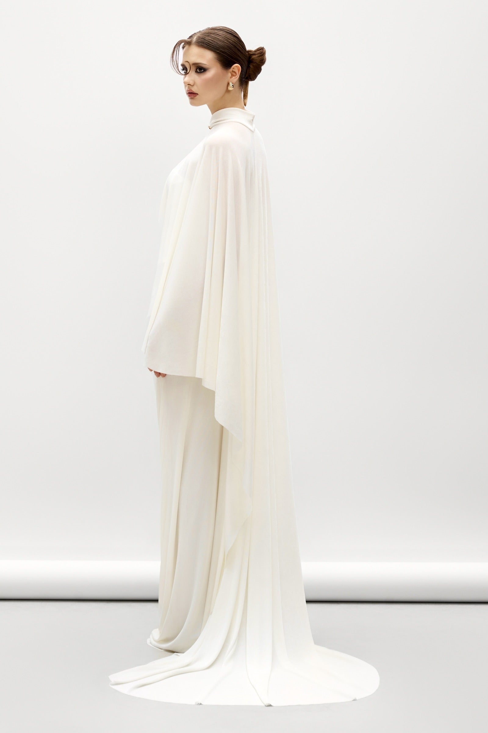 Ixora Mock Neck Cape