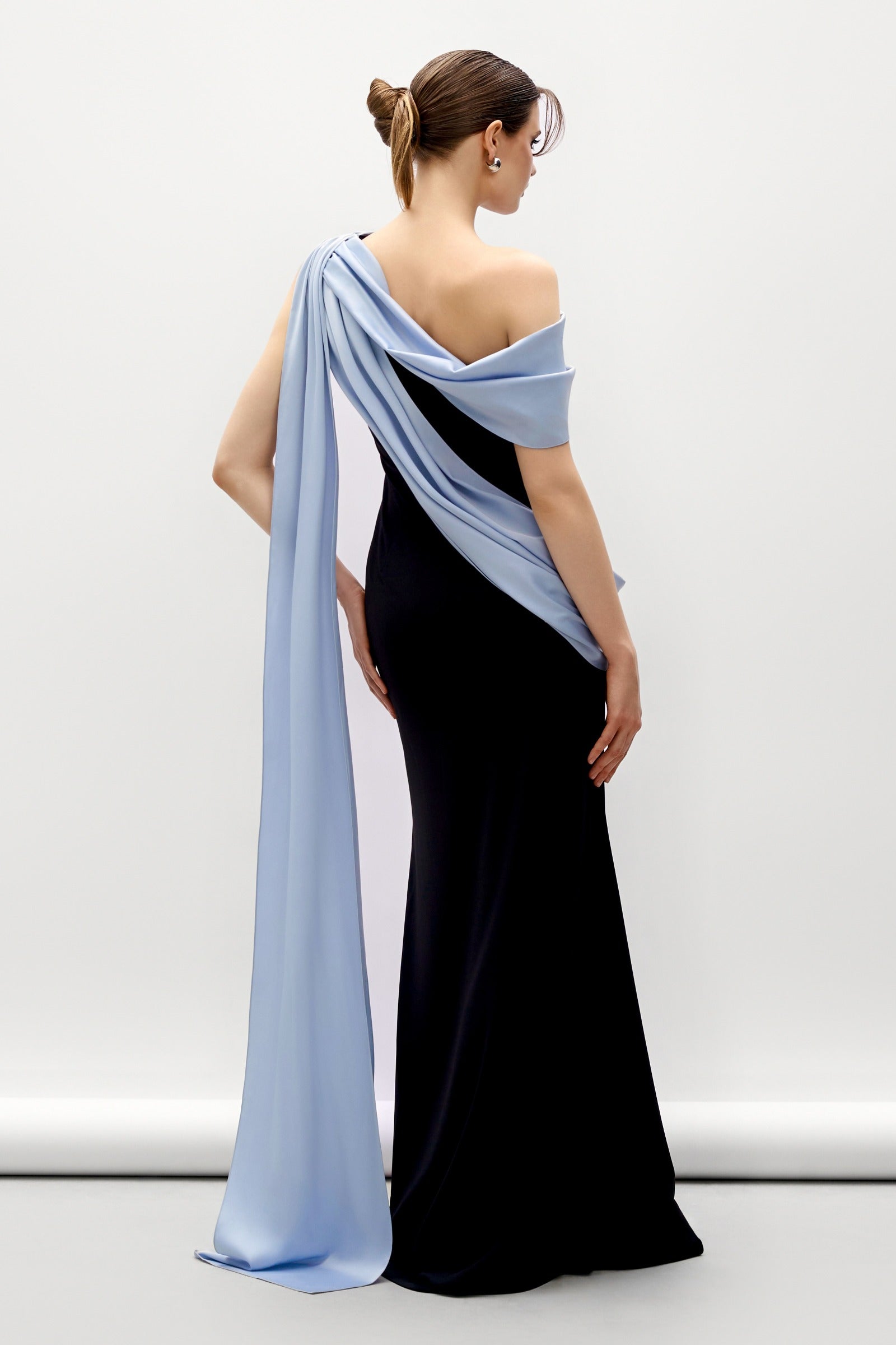 Atropos Draped Maxi Dress