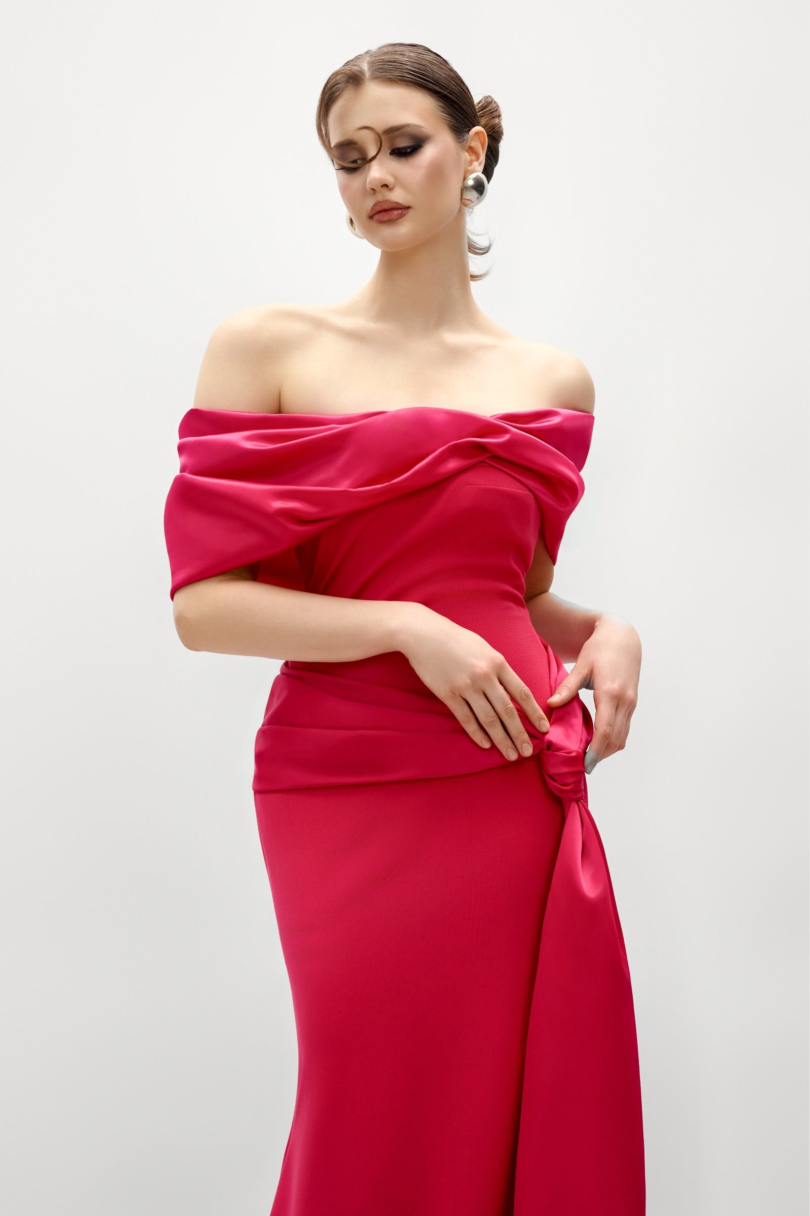 Lilium Off-Shoulder Maxi Dress