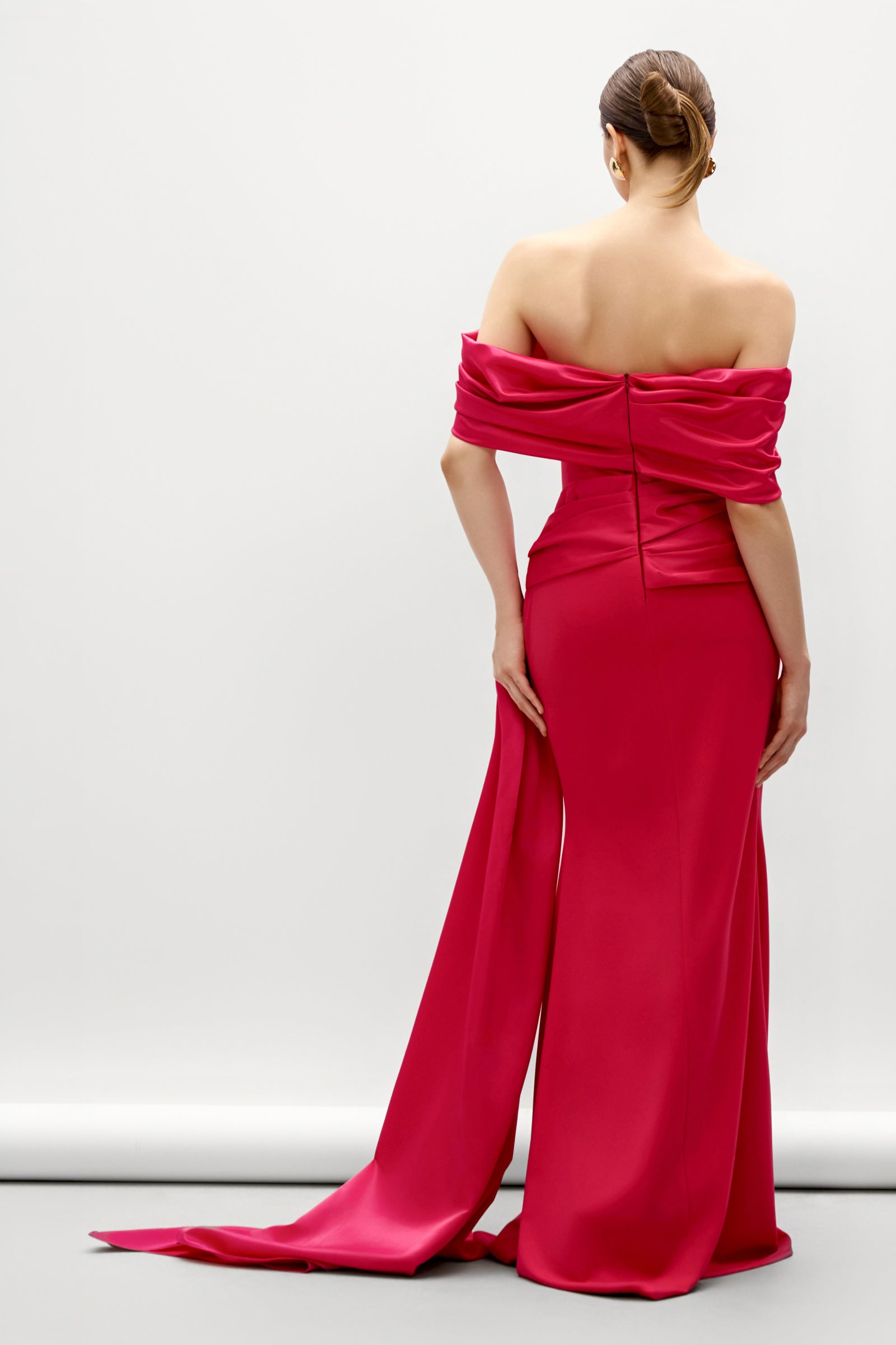 Lilium Off-Shoulder Maxi Dress