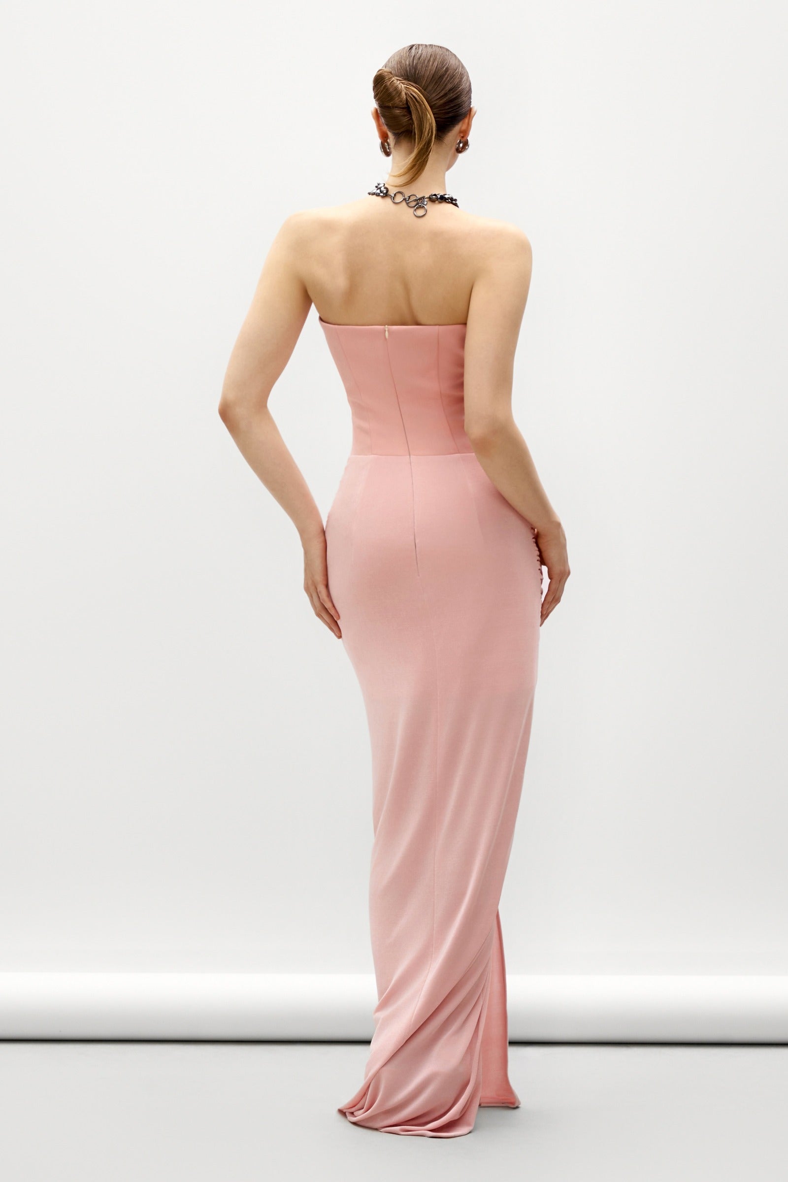 Zahara Ruched Maxi Dress