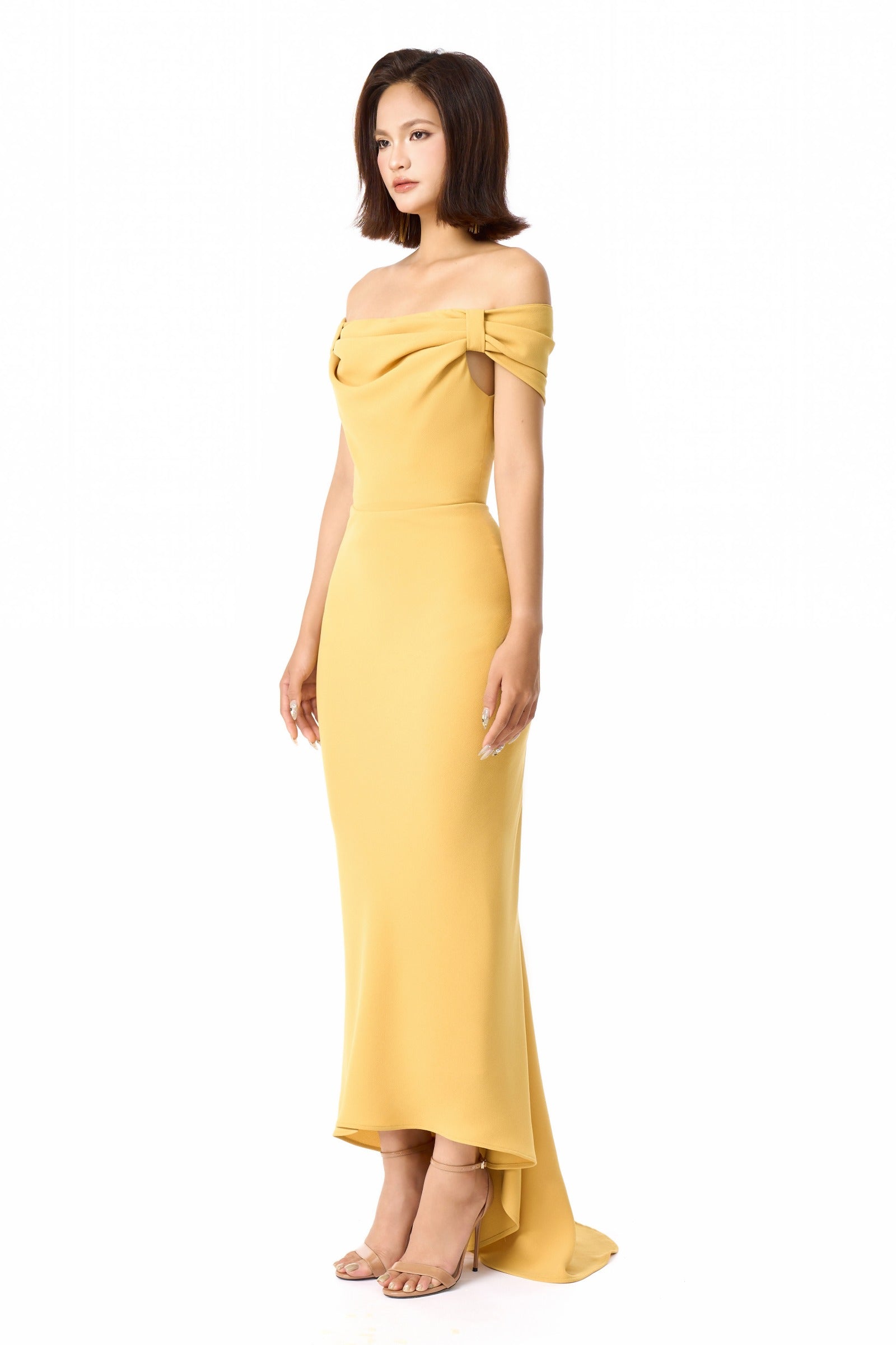 Soleil Off-Shoulder Maxi Dress