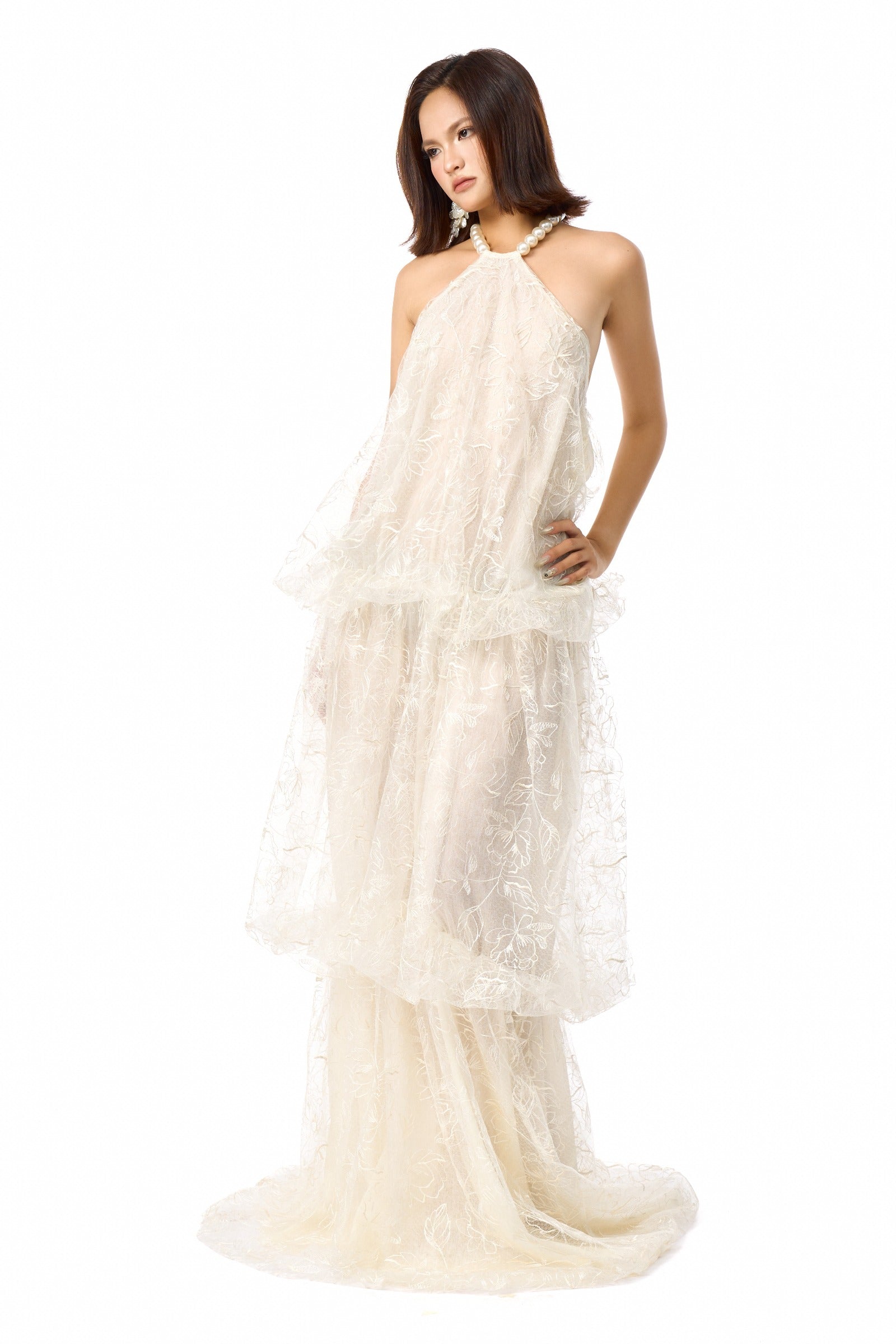 Eira Halter Maxi Dress