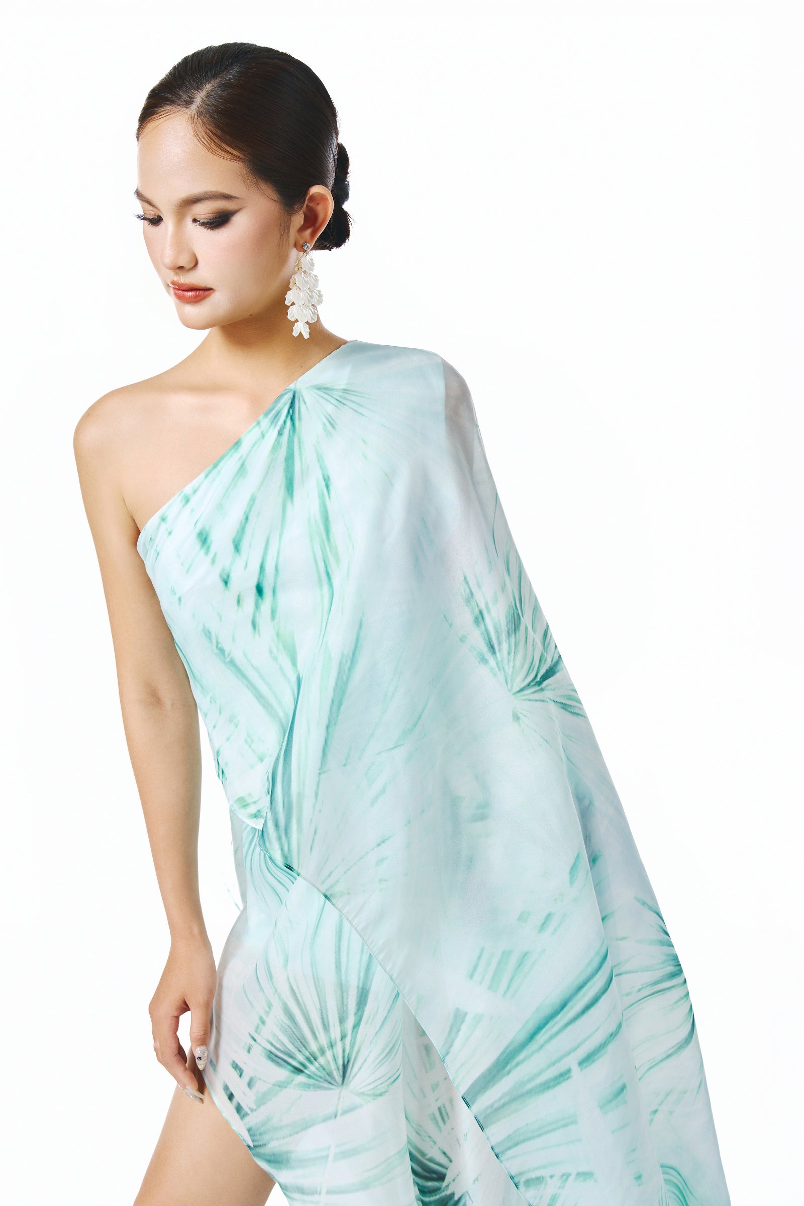 Elia One Shoulder Maxi Dress