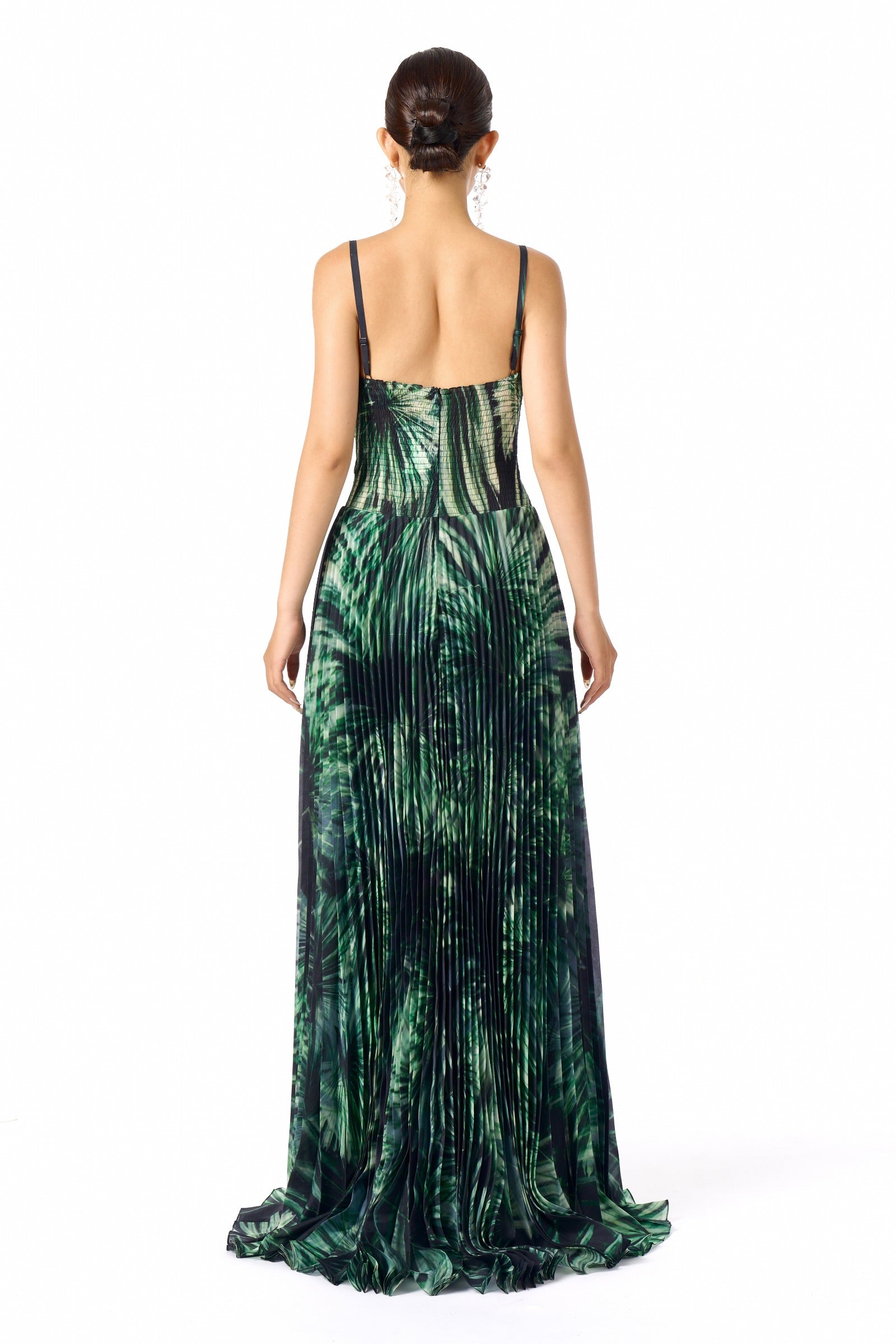 Mira Pleated Maxi Dress
