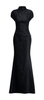 Mac Thanh High Neck Maxi Dress - MEAN BLVD