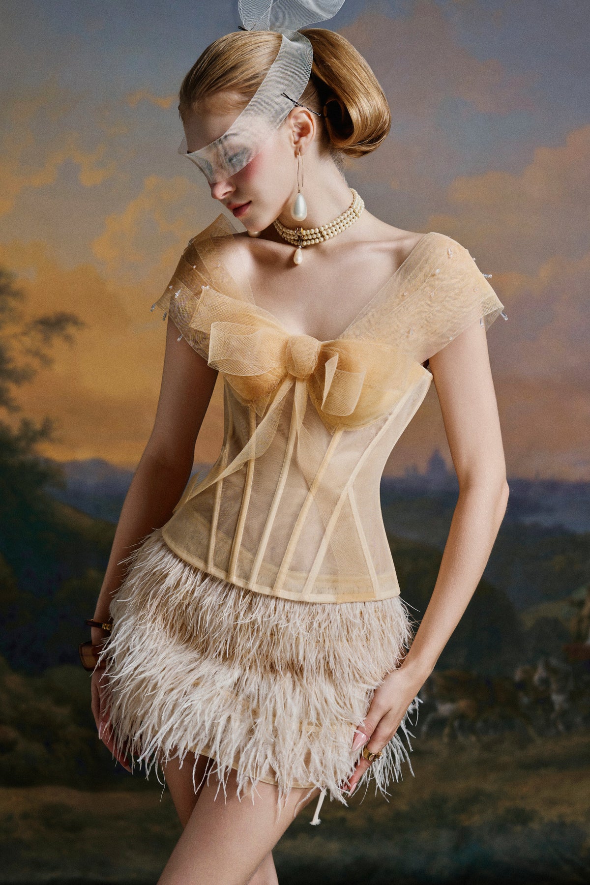 Kimmy Feather Skirt