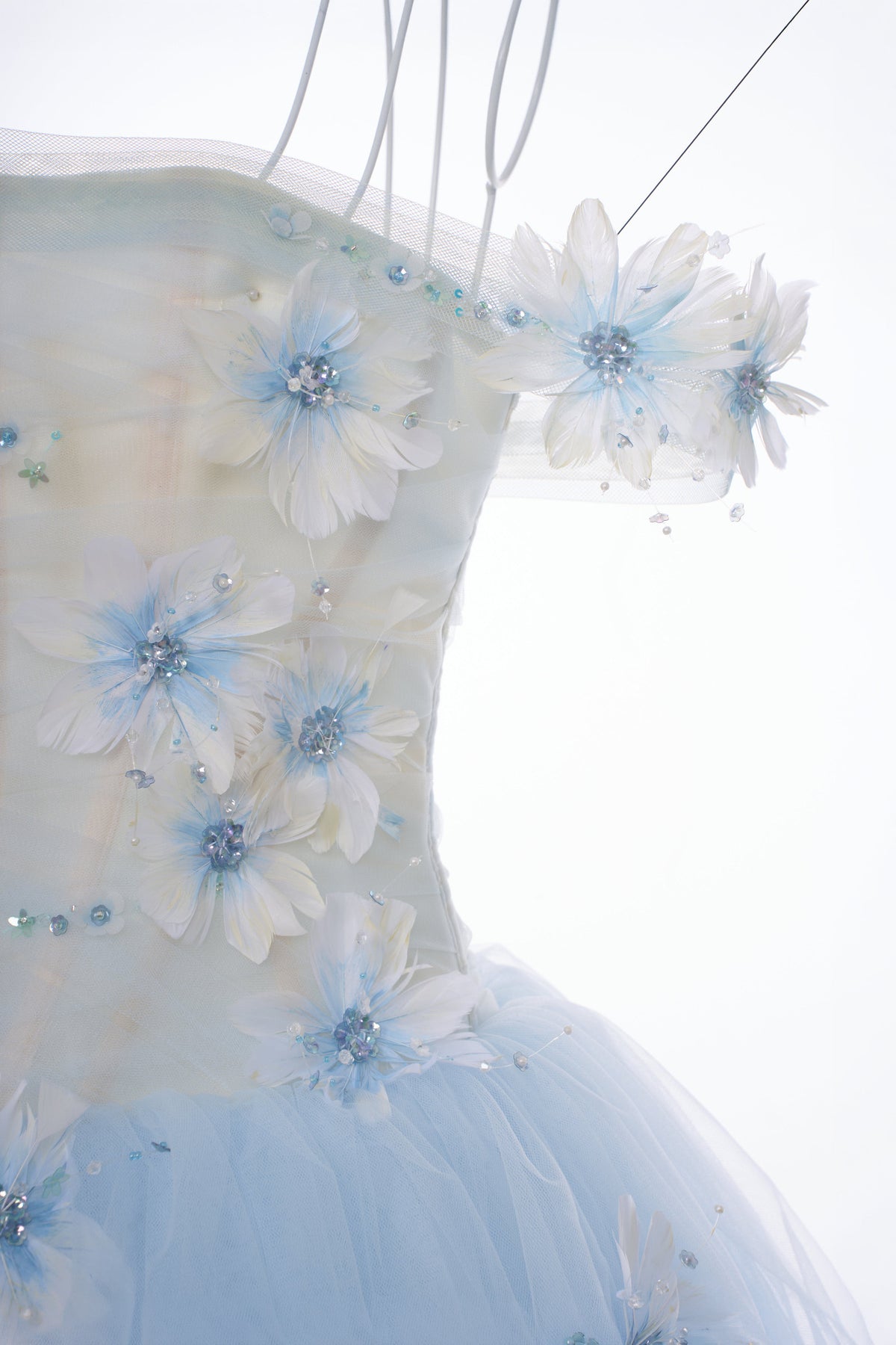 Josephine Tiered Tulle Midi Dress