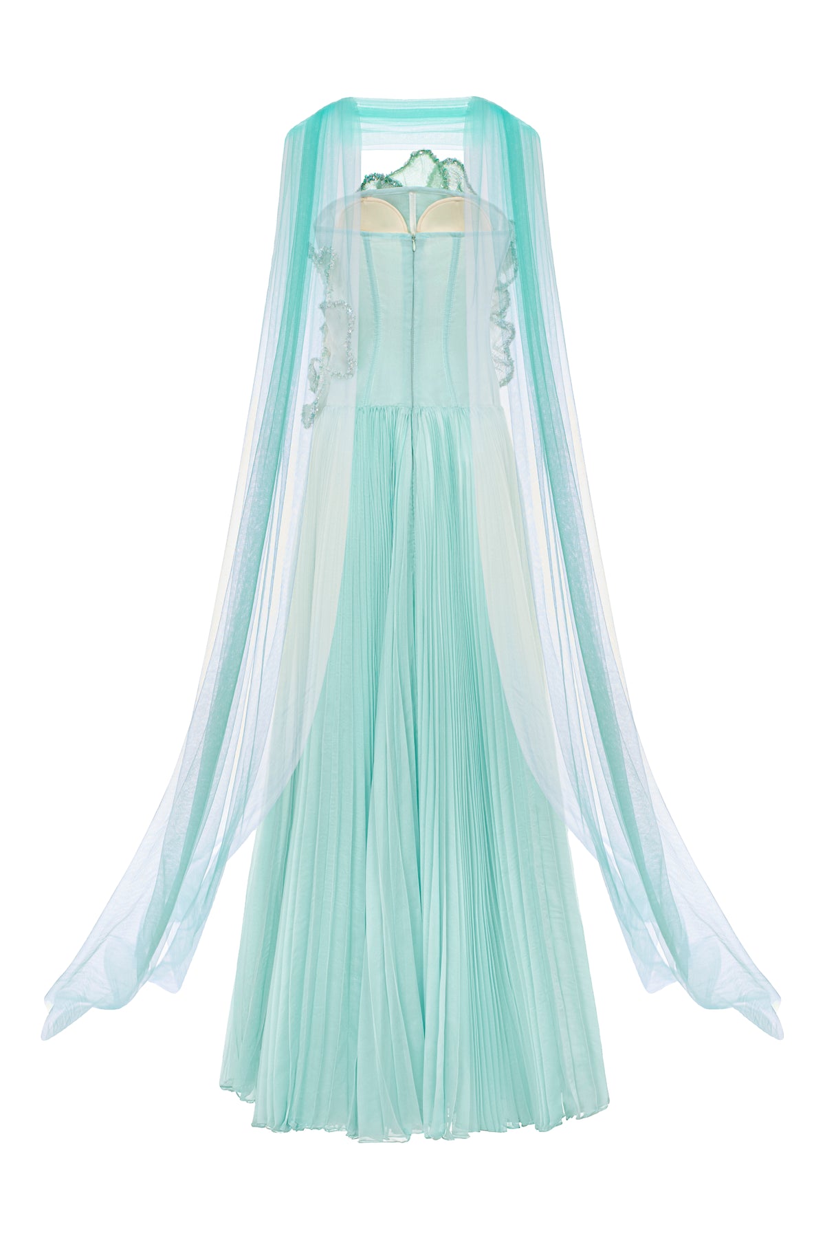 Rosée Floral Applique Maxi Dress