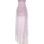 Rosette Sweetheart Maxi Dress