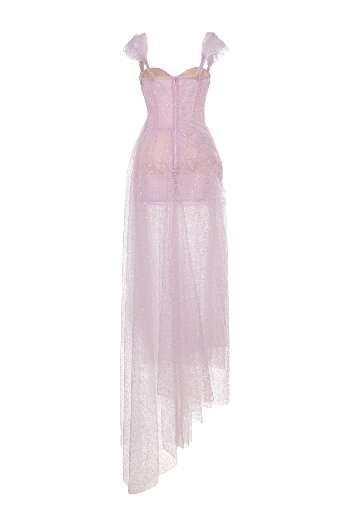 Rosette Sweetheart Maxi Dress