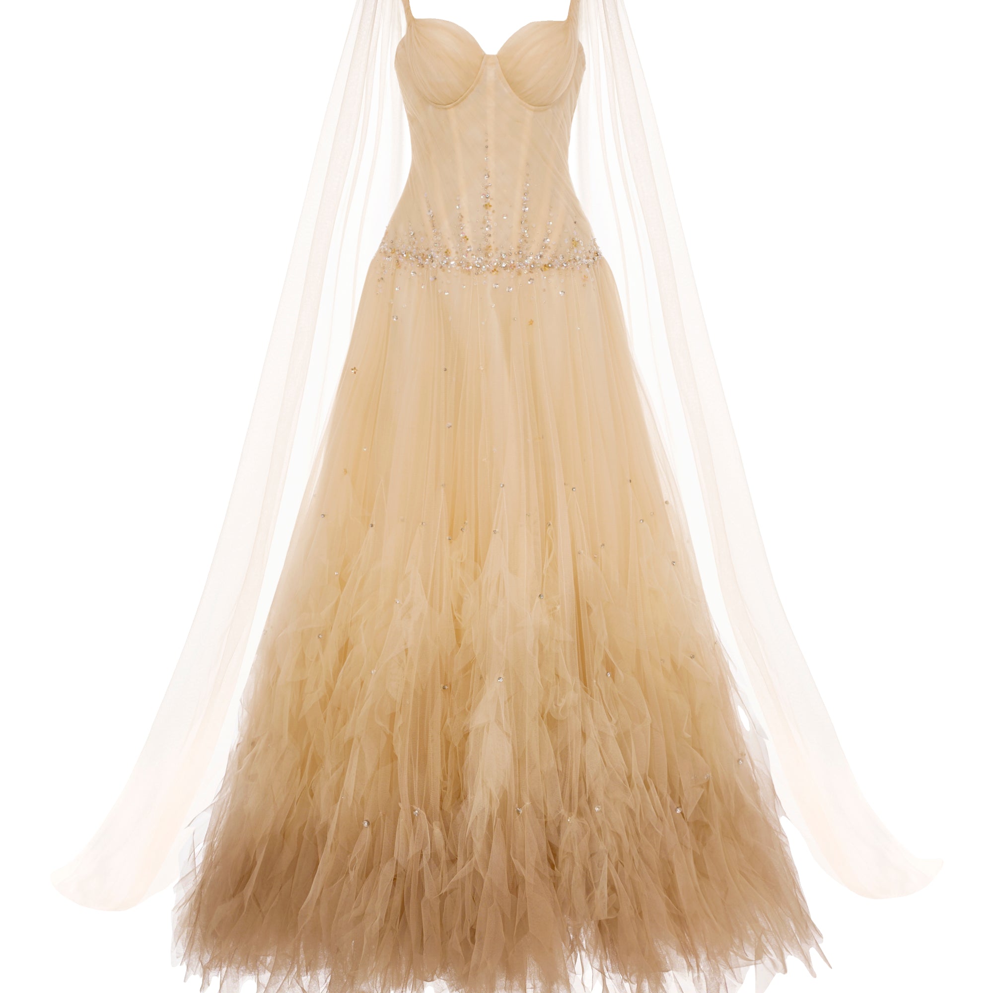 Ambrée Corset Bodice Maxi Dress