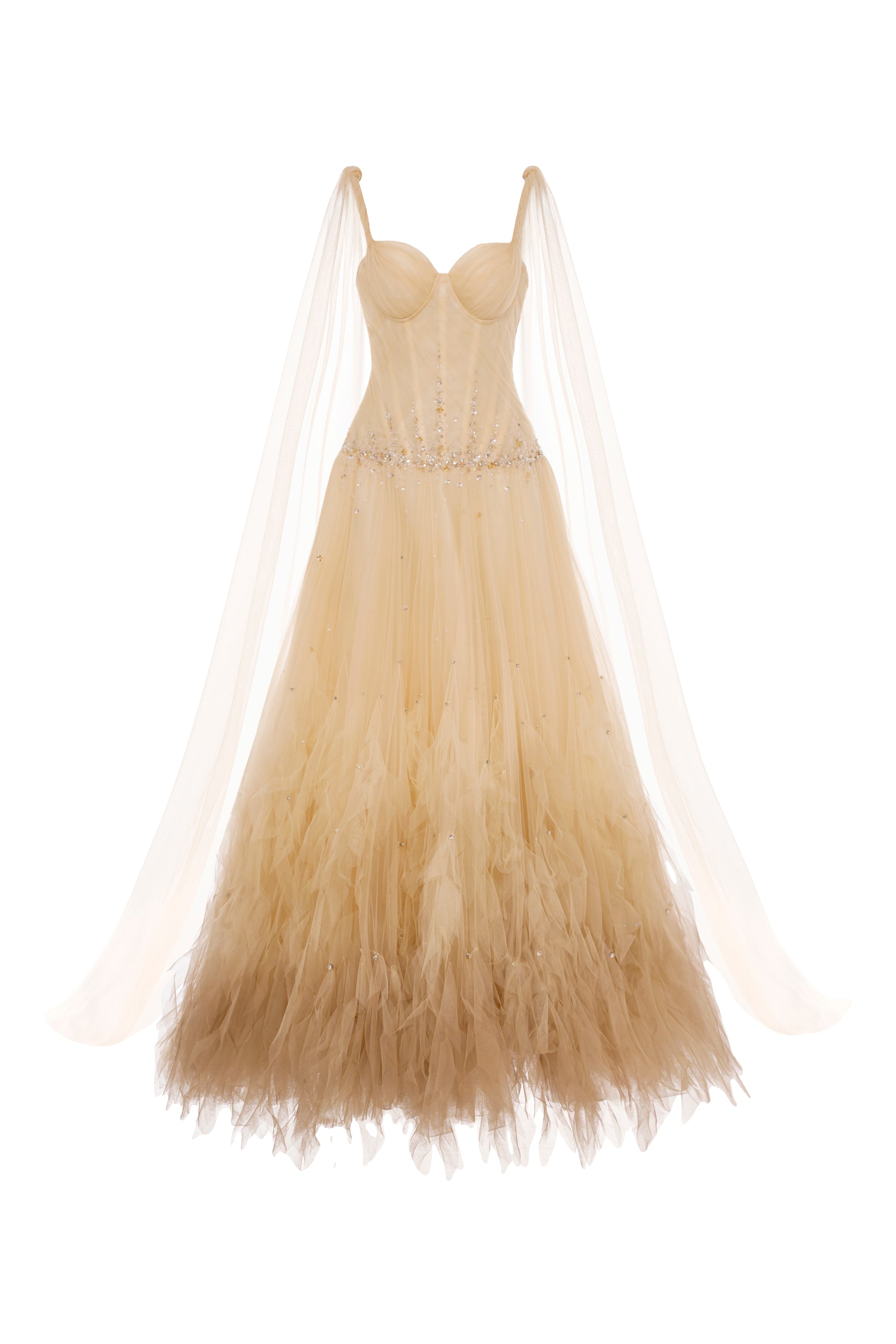 Ambrée Corset Bodice Maxi Dress