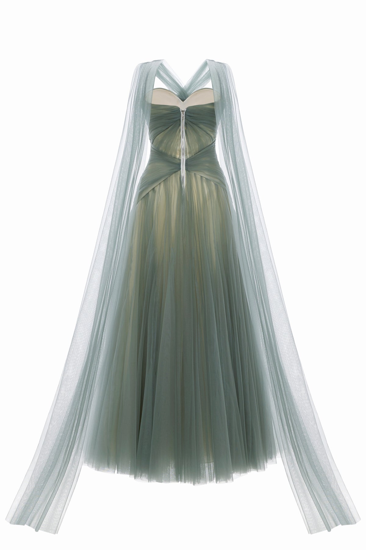 Lunelle Rhinestone Bow Maxi Dress