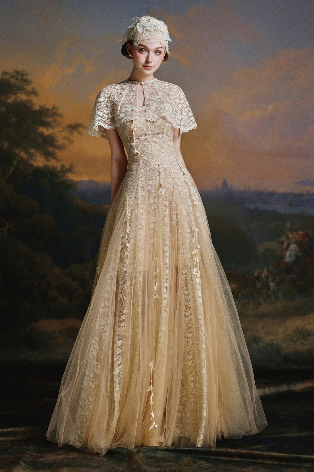 Evelyn Applique Maxi Dress