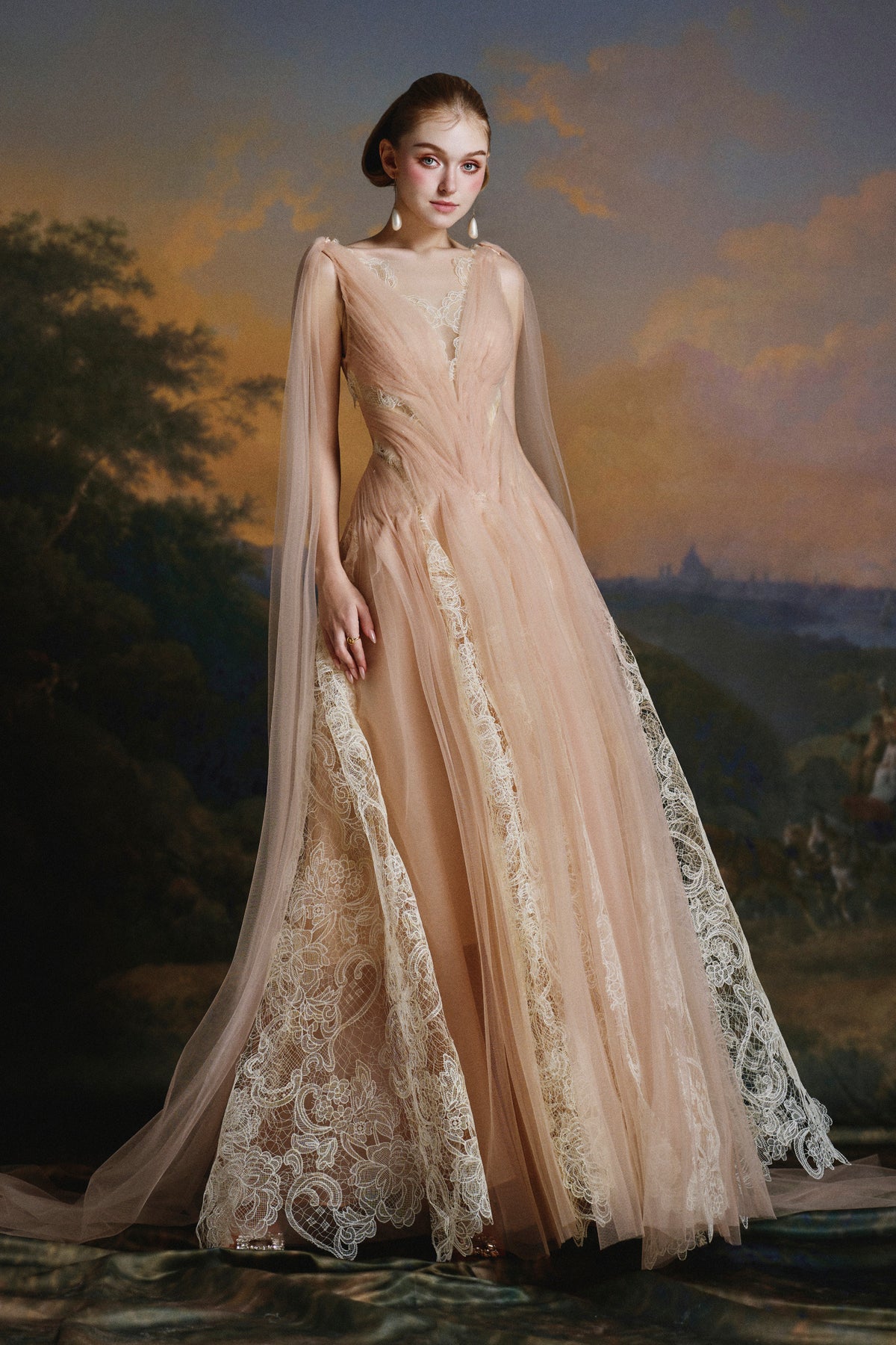 Athena Lace Insets Maxi Dress