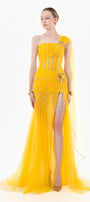 Mael Asymmetric Maxi Dress - MEAN BLVD