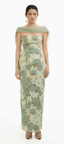 Magnolia Embroidery Maxi Dress - MEAN BLVD