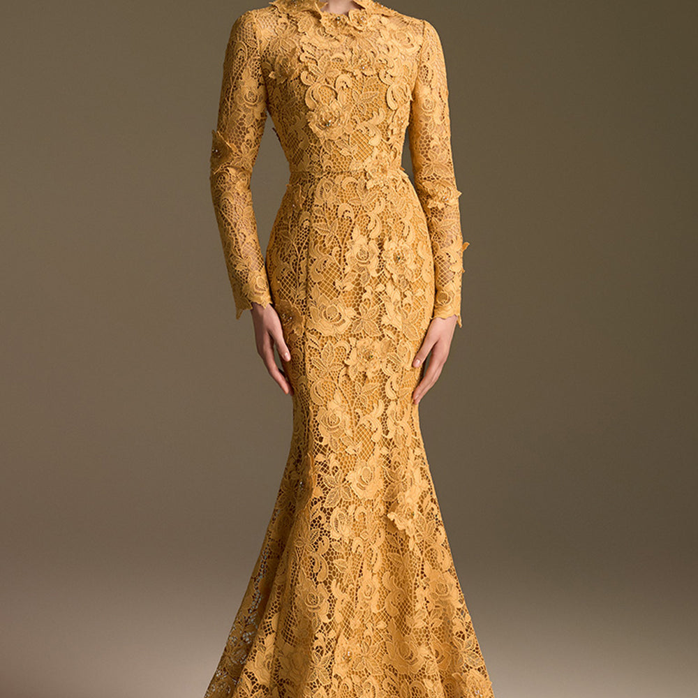 Magnolia Mermaid Maxi Dress - MEAN BLVD