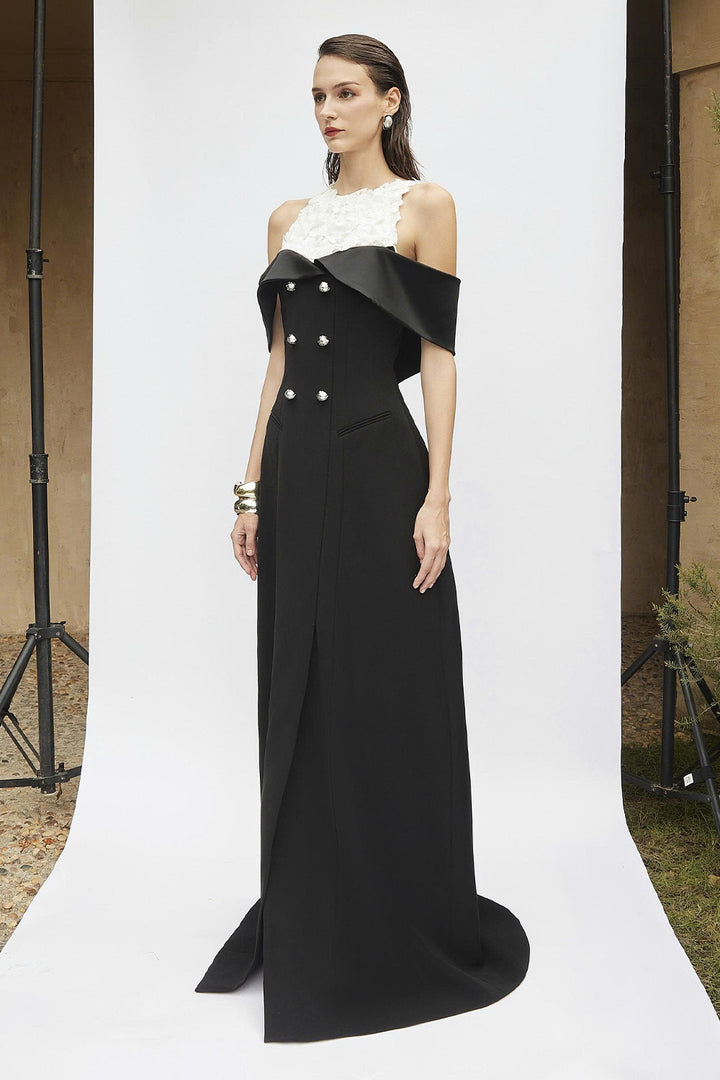 Magnolia Sheath Applique Maxi Dress - MEAN BLVD