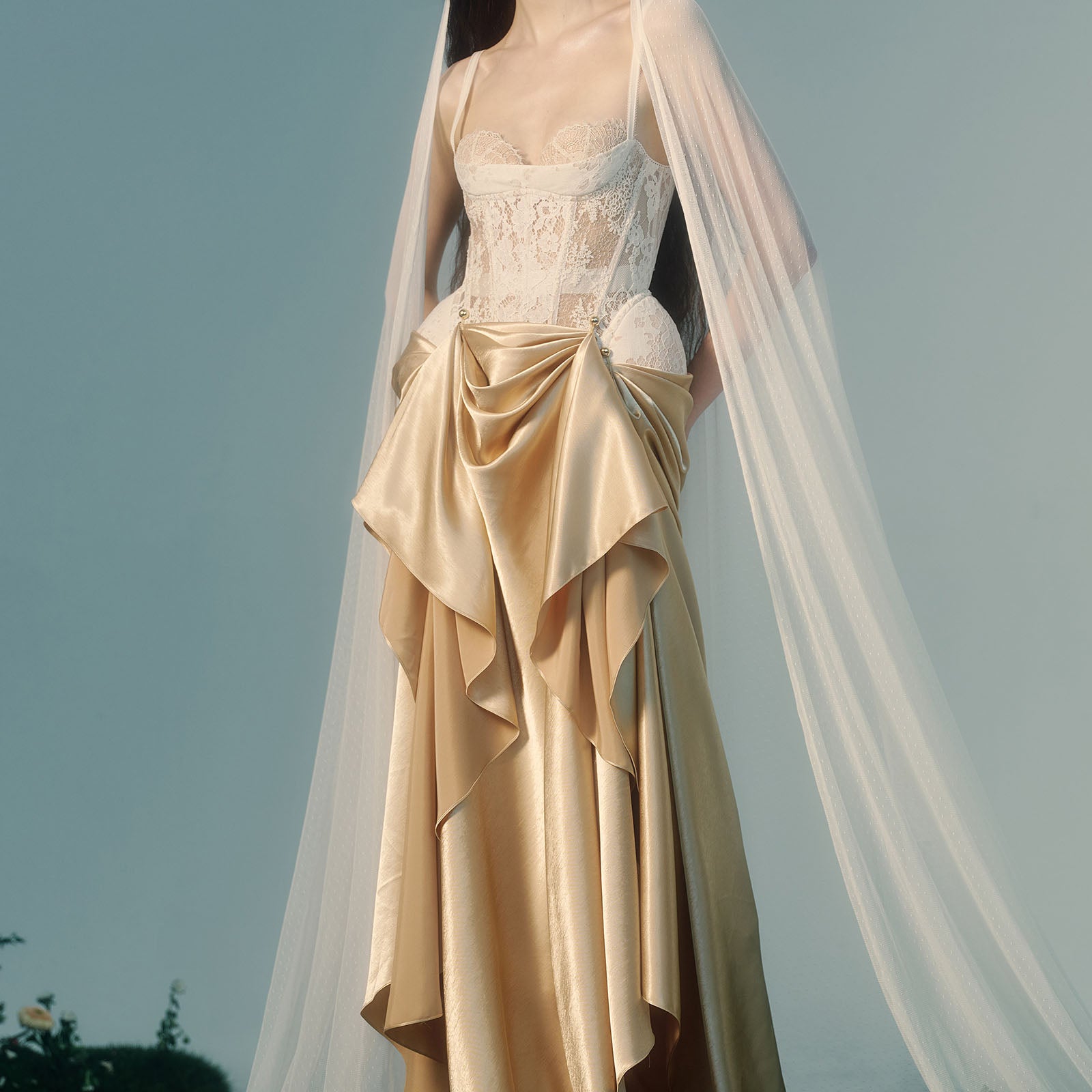 Maia Draped Maxi Dress - MEAN BLVD