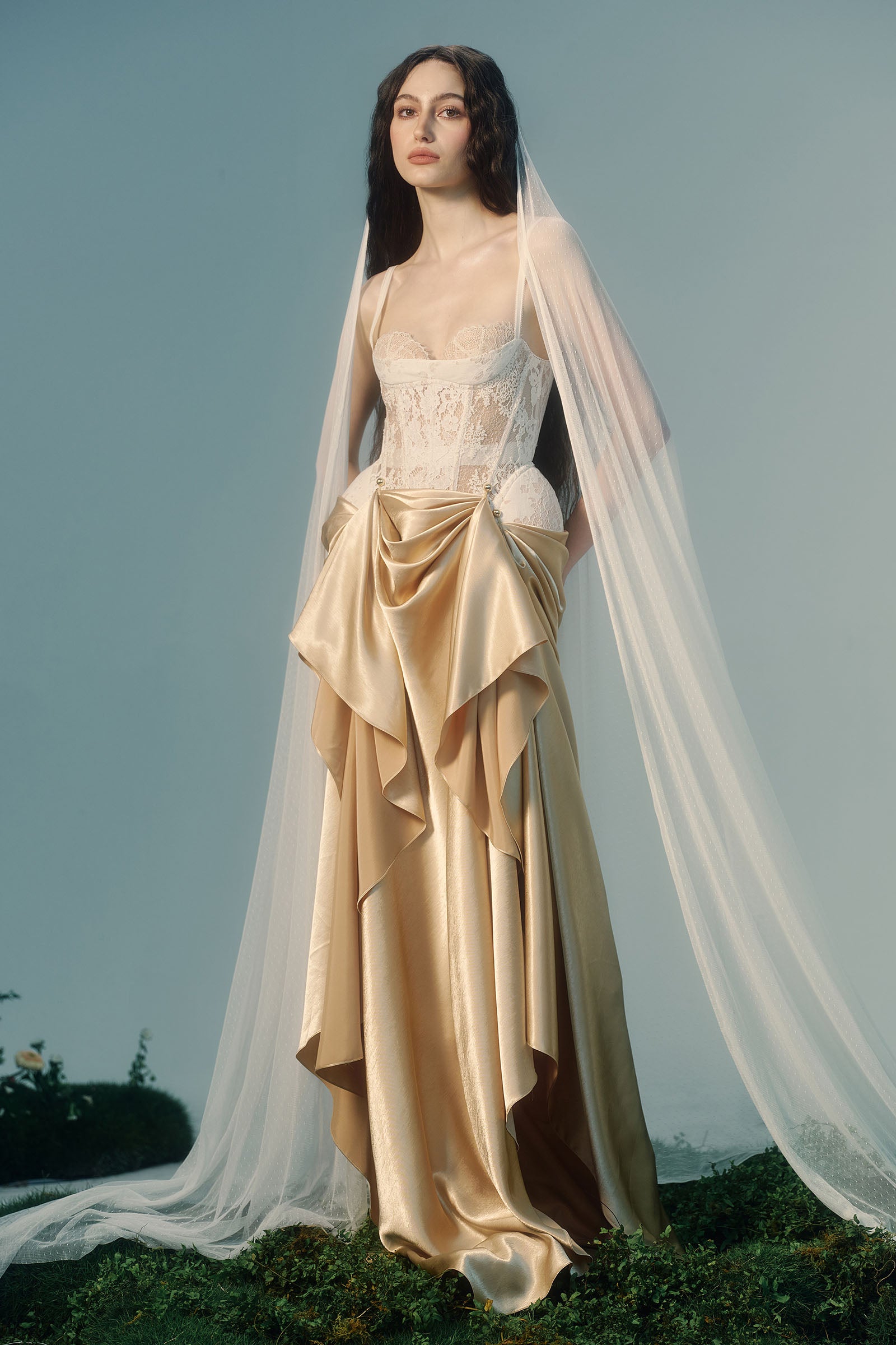 Maia Draped Maxi Dress - MEAN BLVD