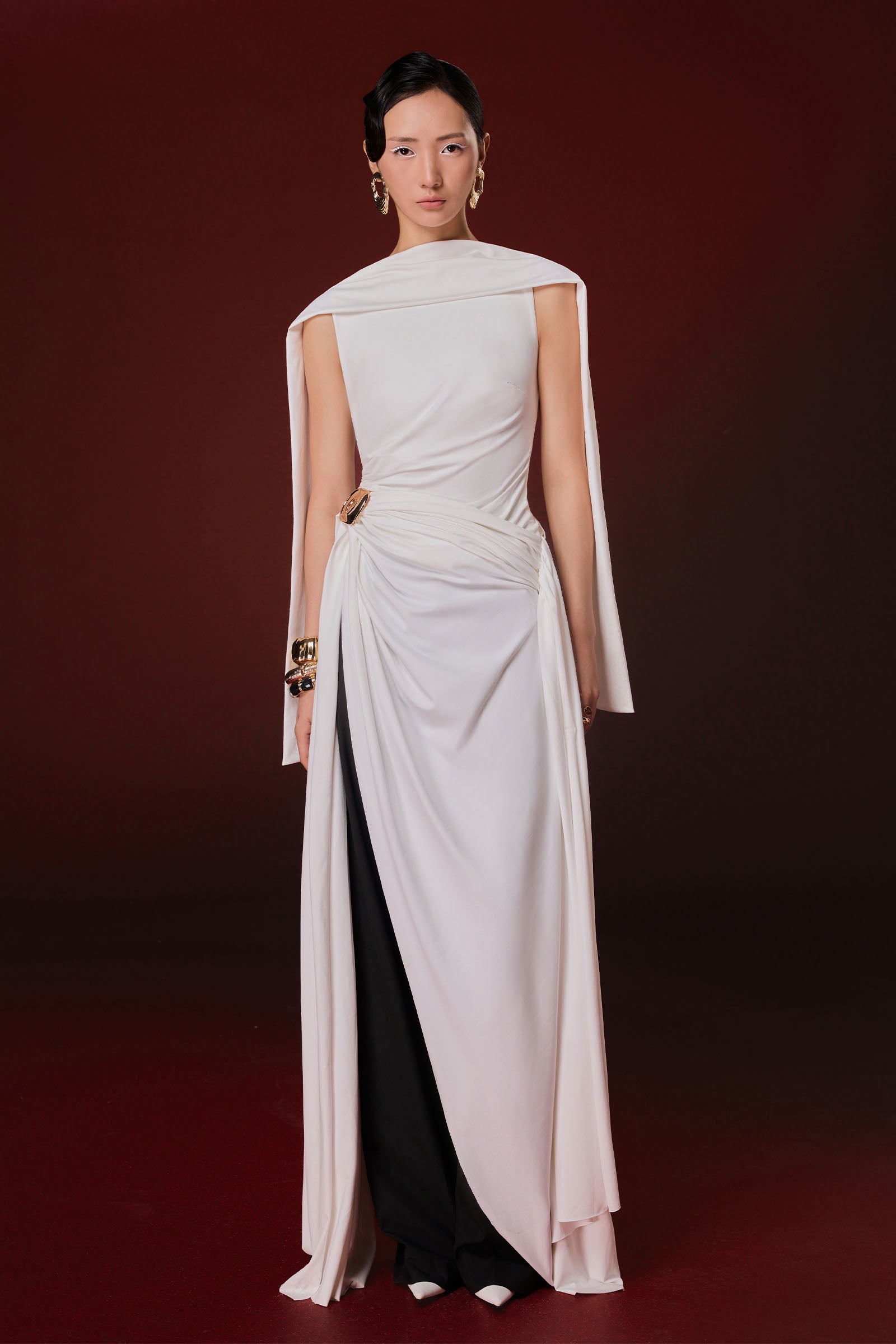 Maison Draped Ao Dai Set - MEAN BLVD