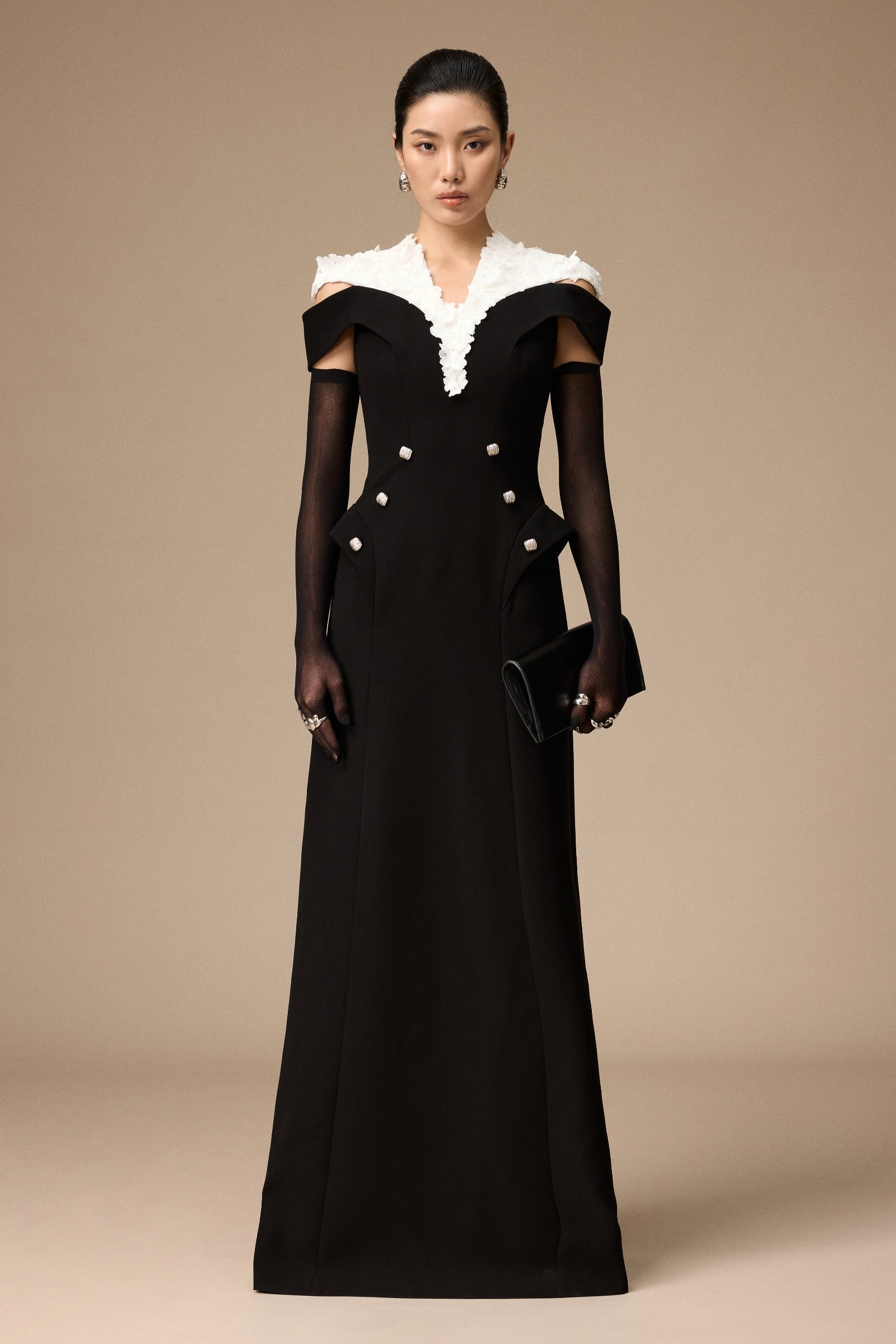 Majolica Applique Maxi Dress - MEAN BLVD
