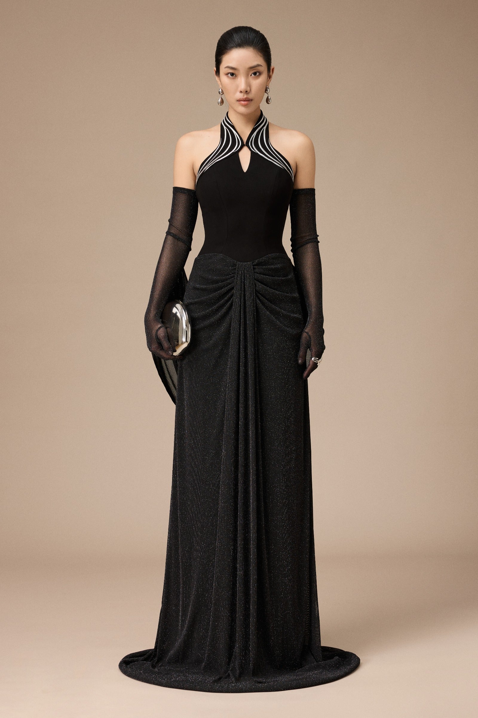Mandolin Halter Maxi Dress - MEAN BLVD