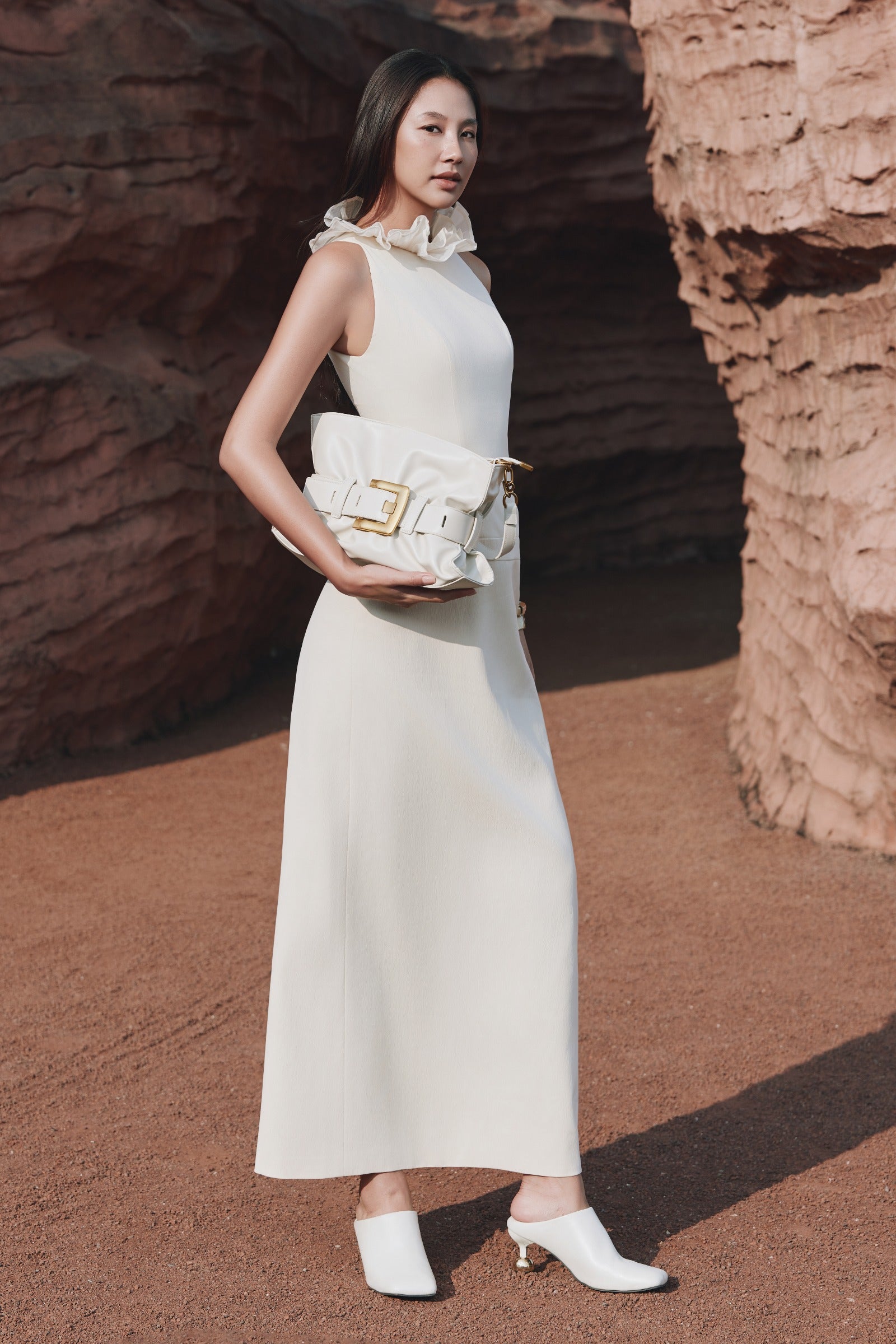 Mara Ruffle Maxi Dress - MEAN BLVD