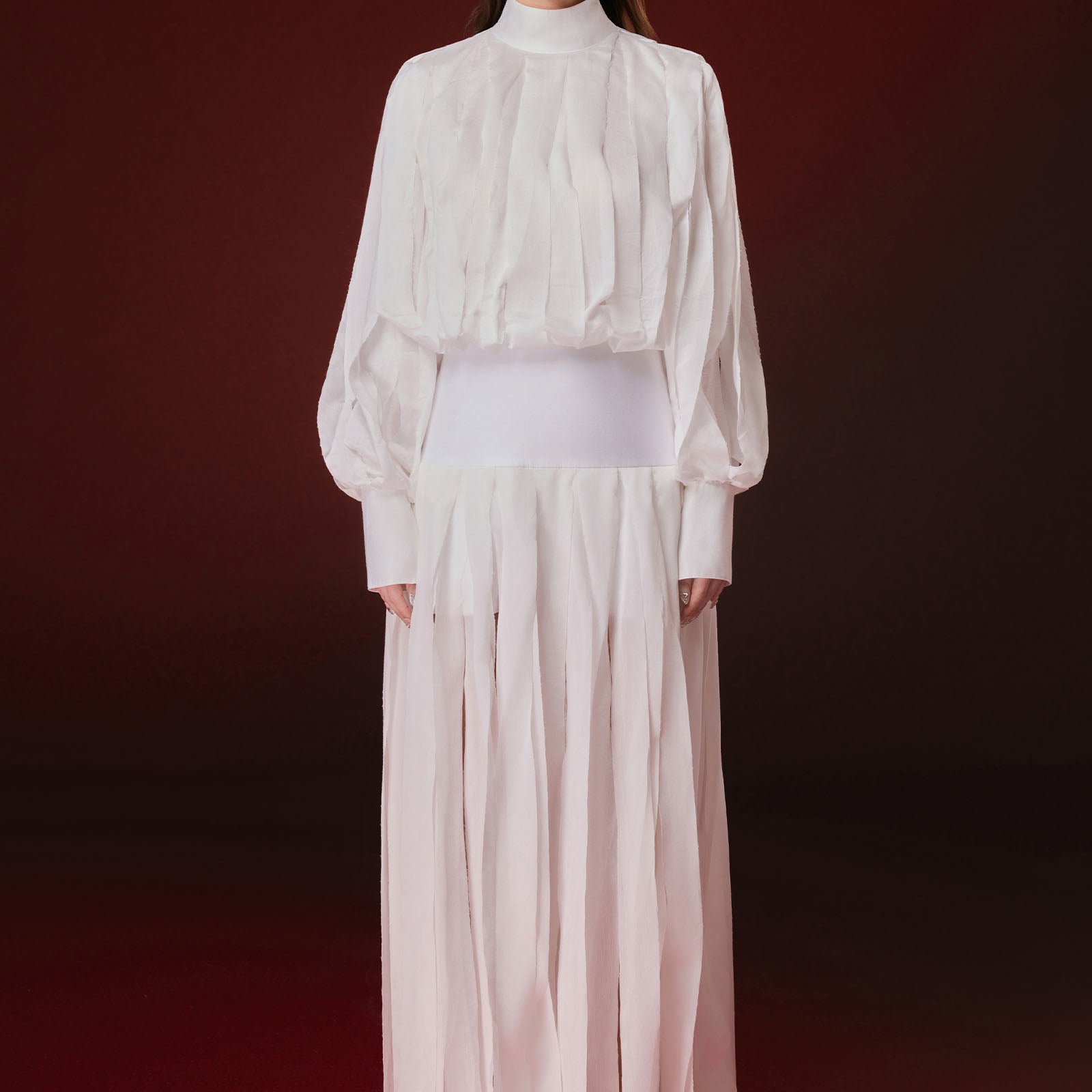 Marceline Pleated Maxi Dress - MEAN BLVD