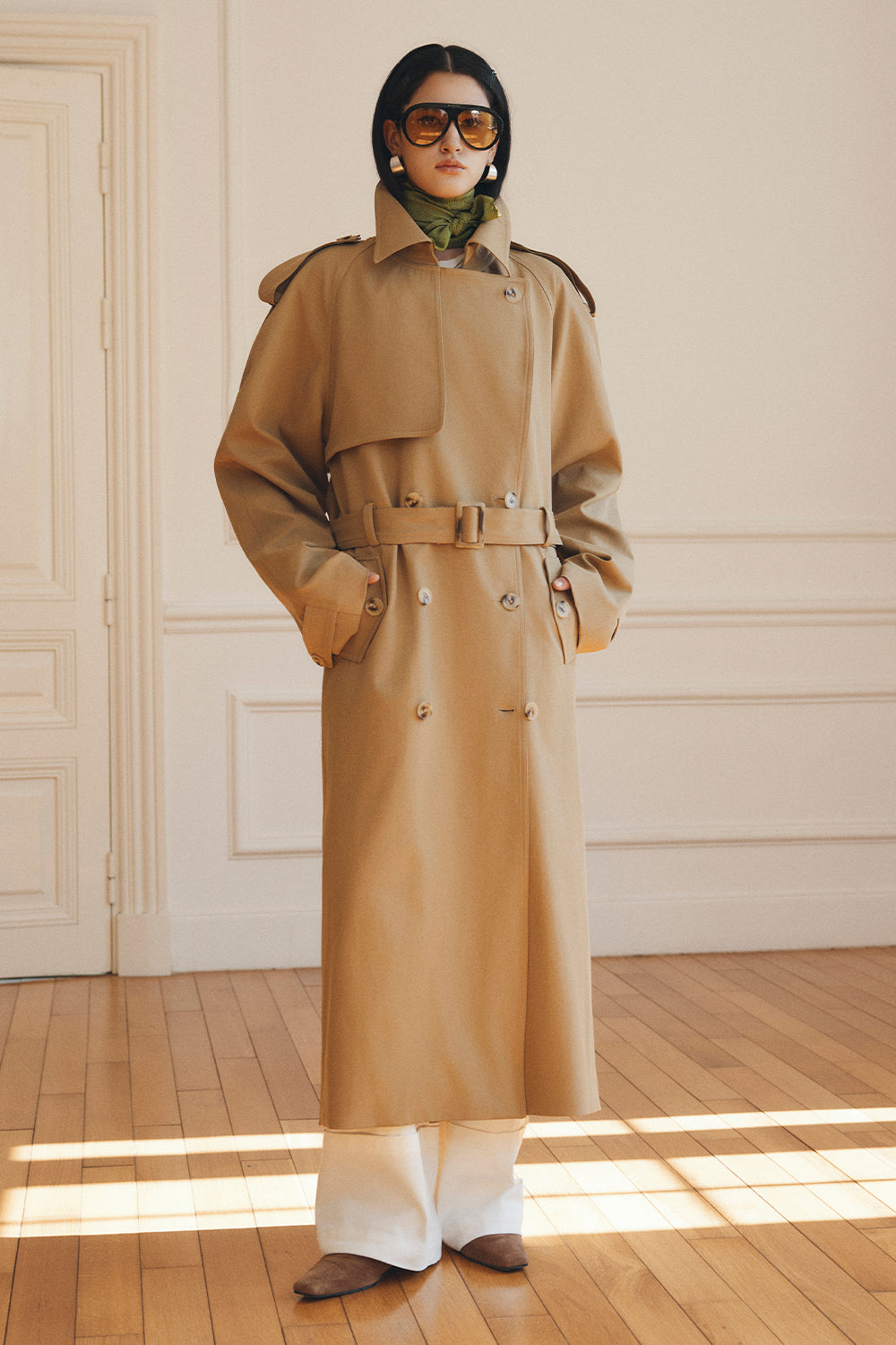 Marco Straight Cotton Trench Coat - MEAN BLVD