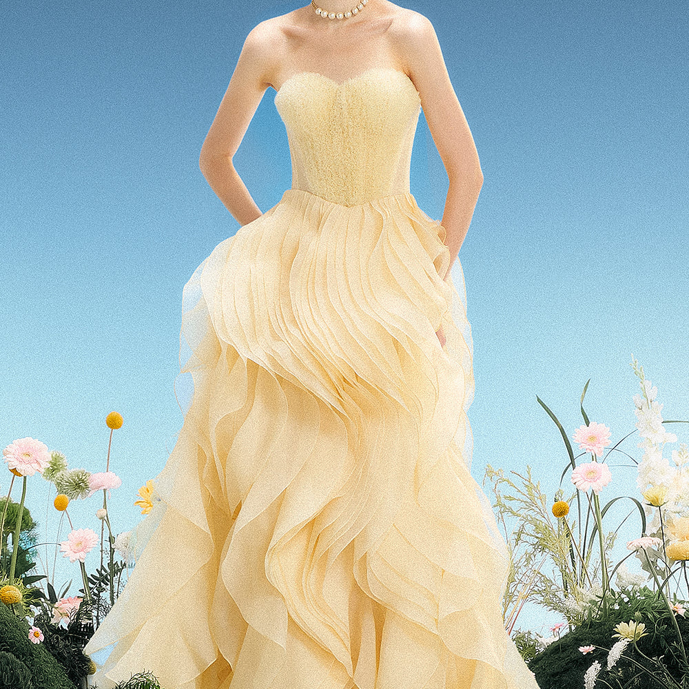 Marea Ball Gown Maxi Dress - MEAN BLVD