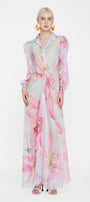 Maristella Collared Maxi Dress - MEAN BLVD