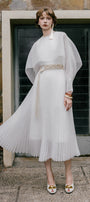 Marvin Cape Sleeve Midi Dress - MEAN BLVD