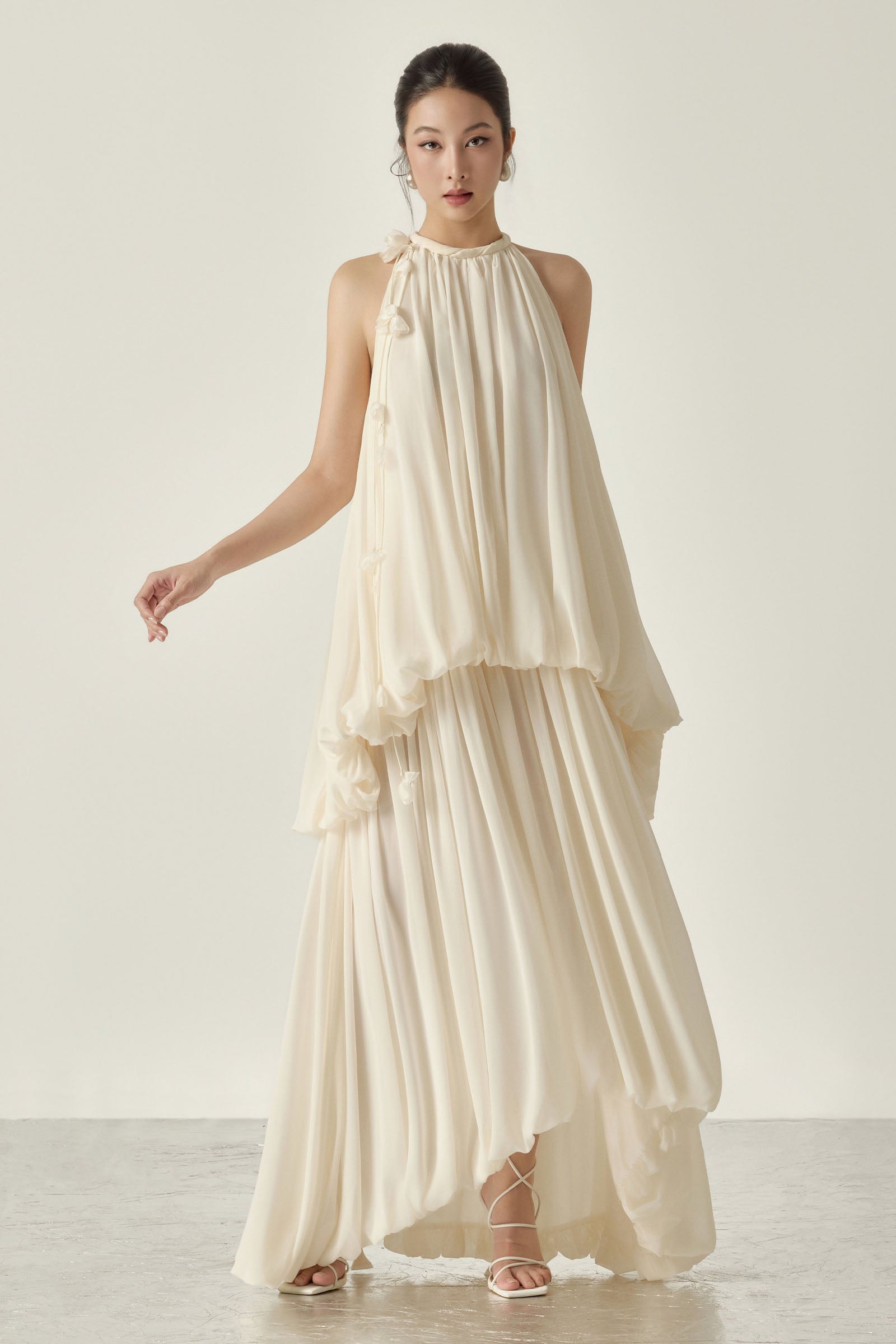 Matilda Halter Maxi Dress - MEAN BLVD