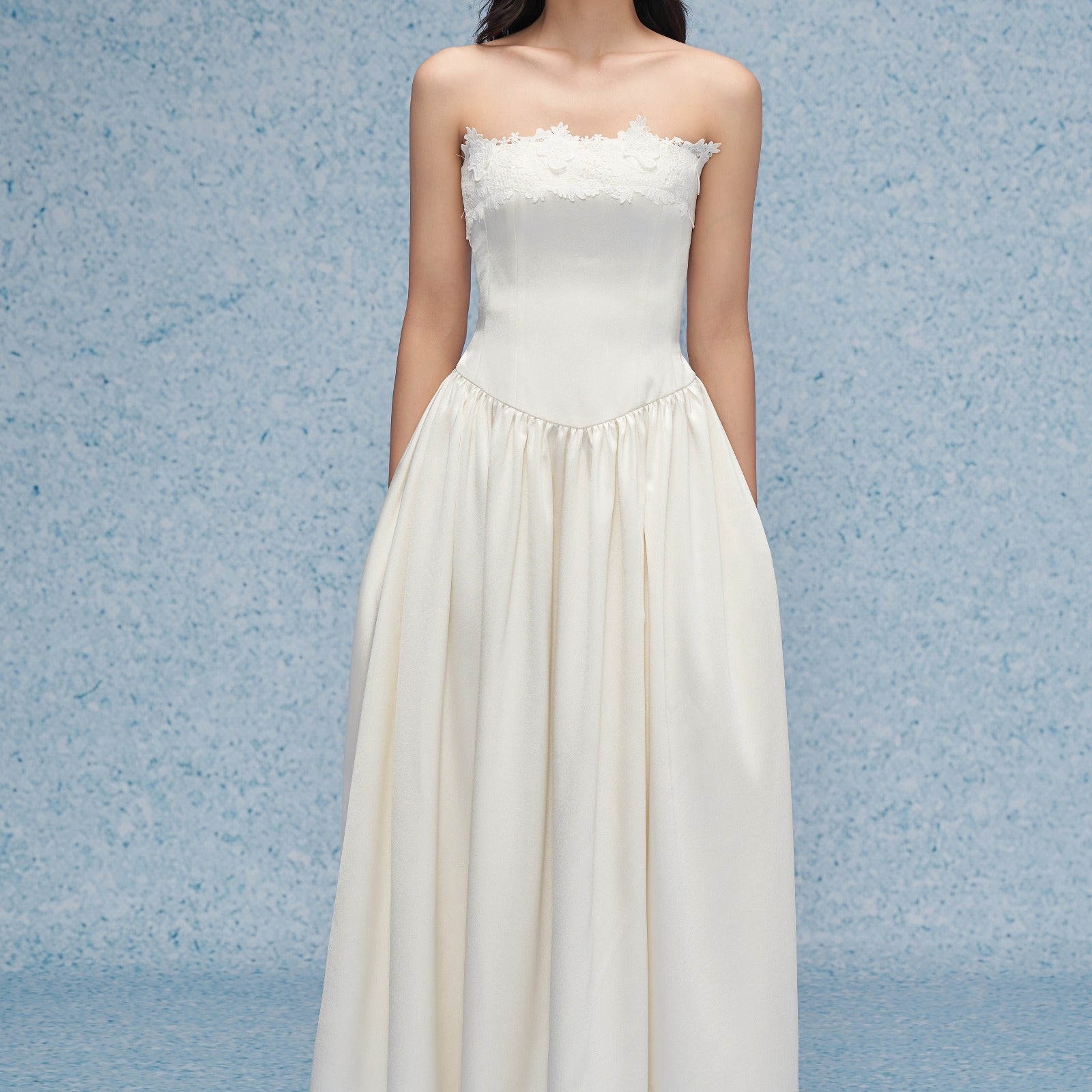Maya Straight Across Maxi Dress - MEAN BLVD