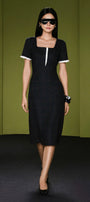 Melisande Square Neck Midi Dress - MEAN BLVD