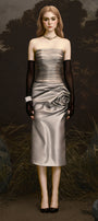 Melpomene Straight Across Applique Midi Dress - MEAN BLVD