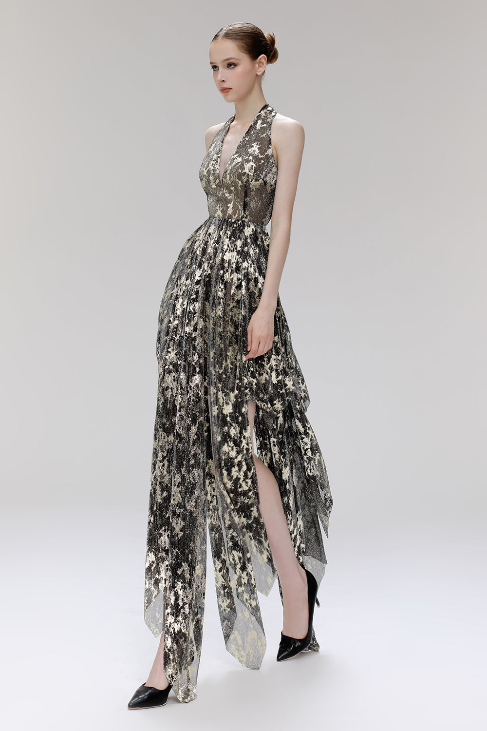 Meraki Draped Maxi Dress - MEAN BLVD