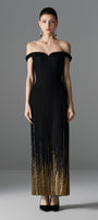 Midnight Off-Shoulder Maxi Dress - MEAN BLVD