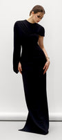 Minerva Ruched Maxi Dress - MEAN BLVD