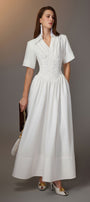 Mirel Ruched Maxi Dress - MEAN BLVD