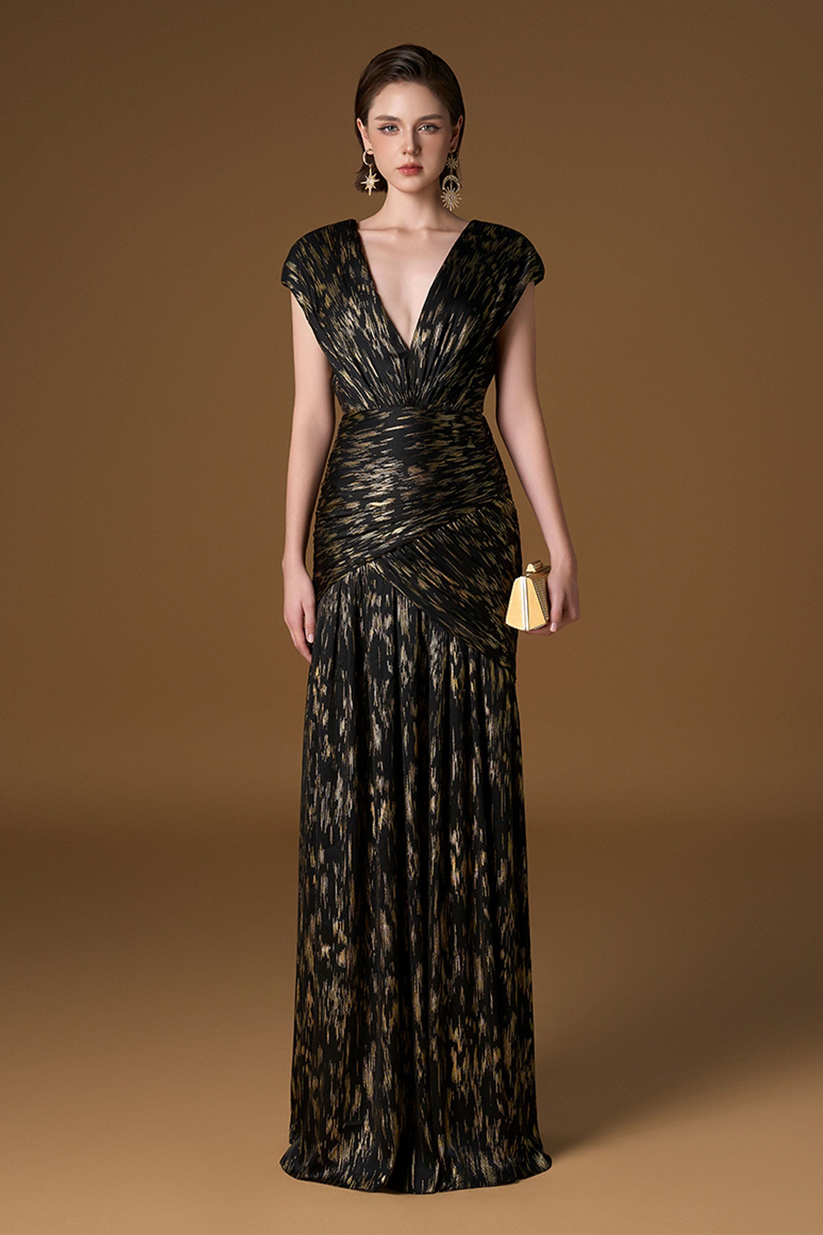 Mirelle Draped Maxi Dress - MEAN BLVD