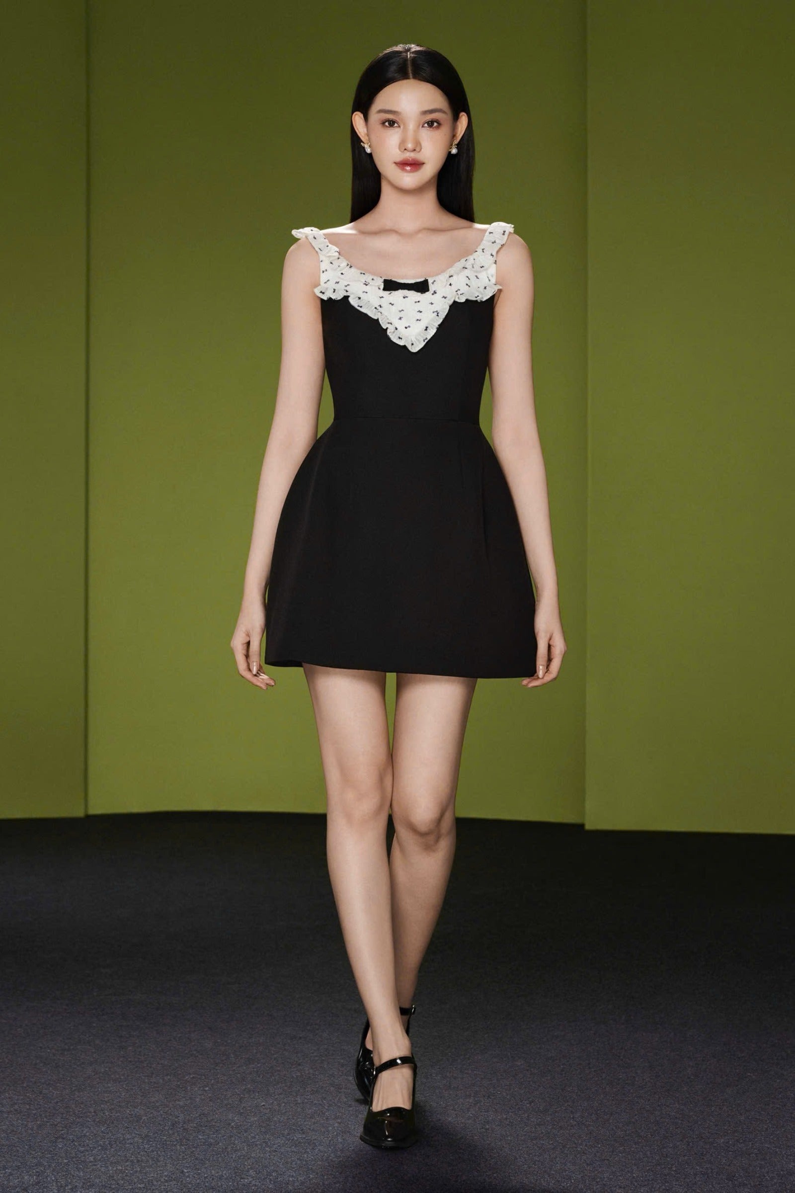 Mirelle Scoop Neck Mini Dress - MEAN BLVD