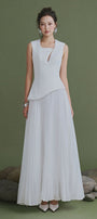 Mist Pleated Maxi Dress - MEAN BLVD