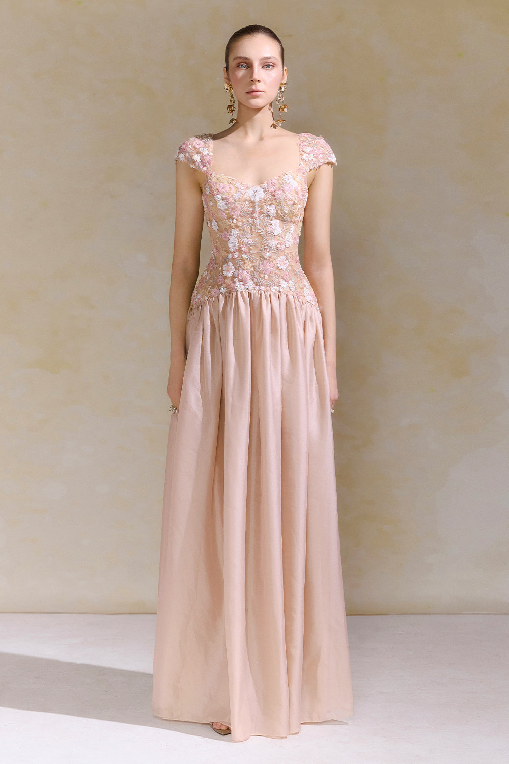 Mist Sweetheart Maxi Dress - MEAN BLVD